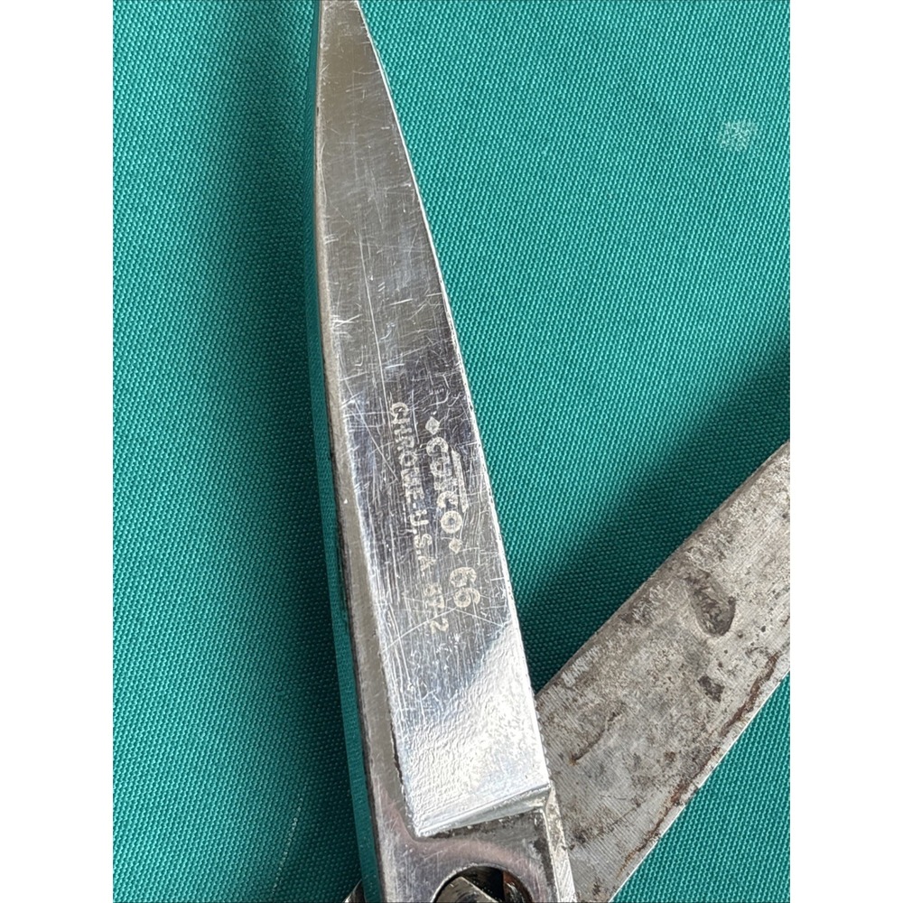 Cutco USA Made 8" CUTCO 66 Stainless Chrome Kitchen Shears Scissors Take Apart - Picture 6 of 10